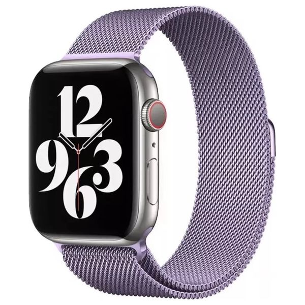  Infinity Tech Stainless Steel Band for Apple Watch - 42/44/45/46/49mm - Purple 