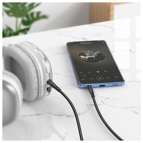  HOCO AUX Cable - 1m - Black 