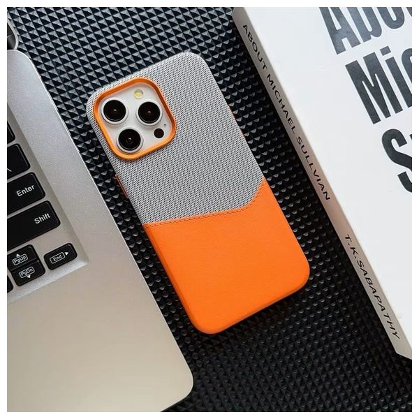  حافظة موبايل فاشن كيس لجهاز ايفون 15 برو – تيتانيوم 