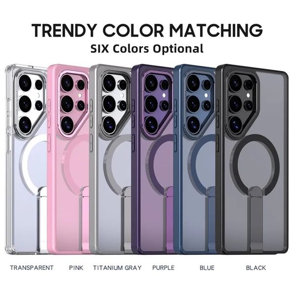  Fashion Case Mobile Cover For Samsung S24 Ultra - Titanium Gray 