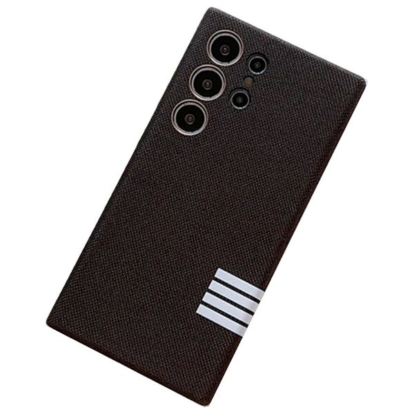  Fashion Case Mobile Cover For Samsung S24 Ultra - Black 