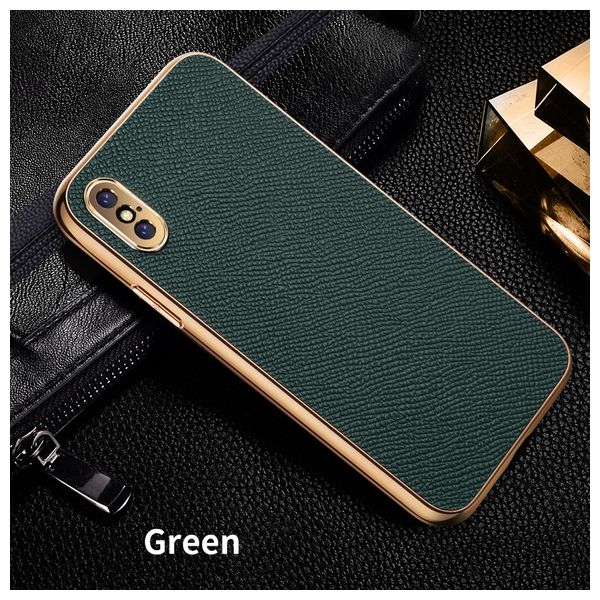  Fashion Case Mobile Cover For iPhone XS Max - Green 