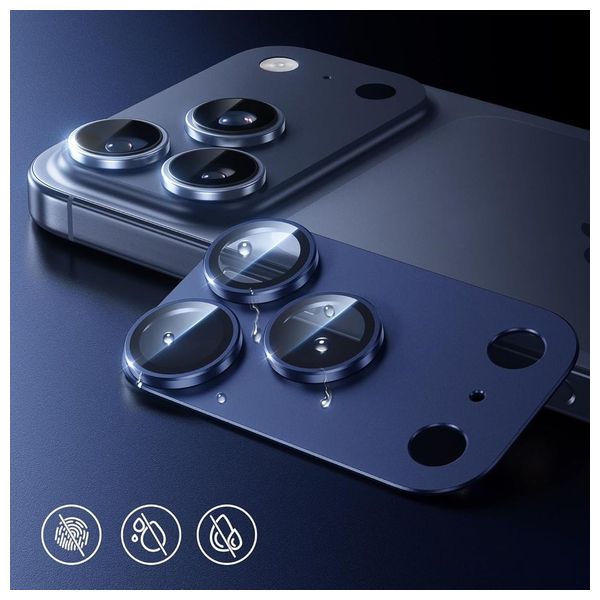 Infinity Tech Camera Protector For iPhone 17 Pro Max - Deep Blue
