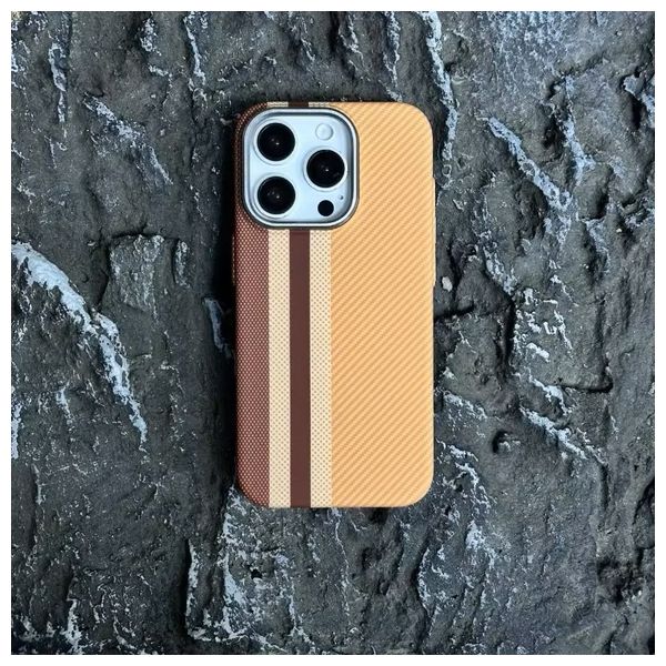  Fashion Case Mobile Cover For iPhone 16 Pro Max - Desert Titanium 