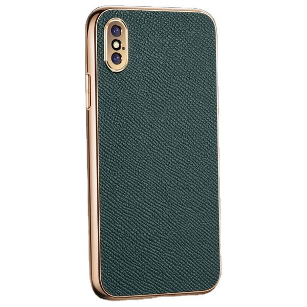  Fashion Case Mobile Cover For iPhone XS Max - Green 