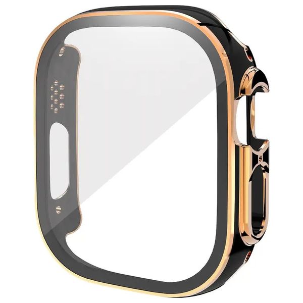  Fashion Case Apple Watch Protective Case - Black 