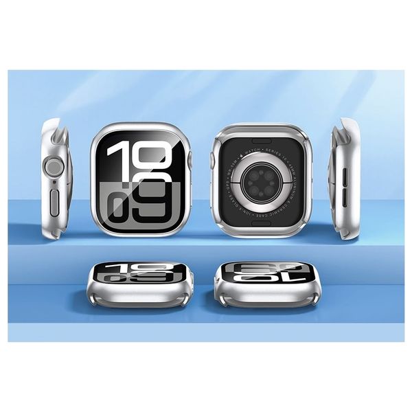  حافظة فاشن كيس لحماية ساعة آبل 10, 42 ملم - فضي 