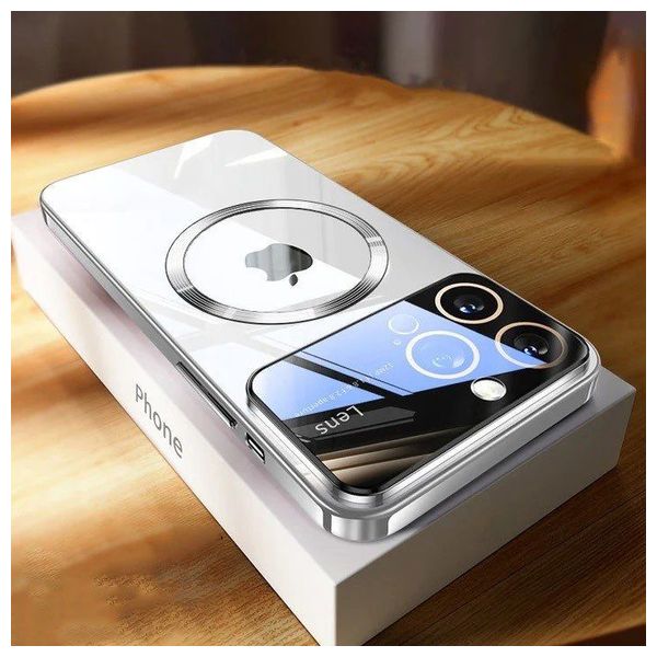  Fashion Case Mobile Cover For iPhone 14 Pro Max - Silver 