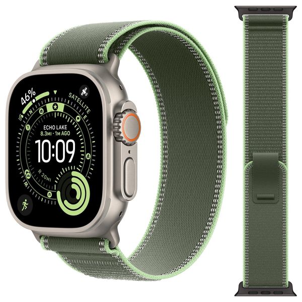 سوار إنفنيتي تك - لساعة أبل - أخضر