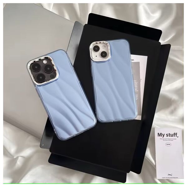  Fashion Case Mobile Cover For iPhone 15 - Blue 