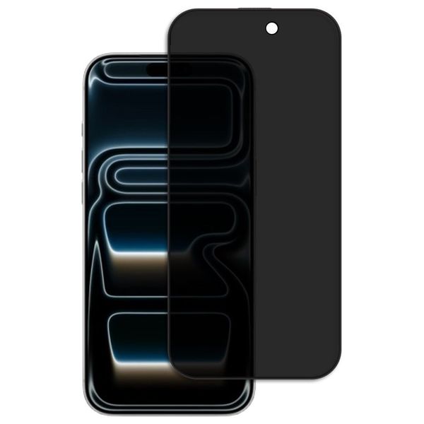  Infinity Tech Privacy Screen Protector for iPhone 17 Pro Max - Black 