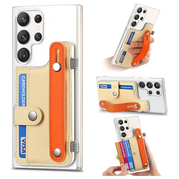  حافظة موبايل فاشن كيس لجهاز سامسونج S24 الترا - بيجي 