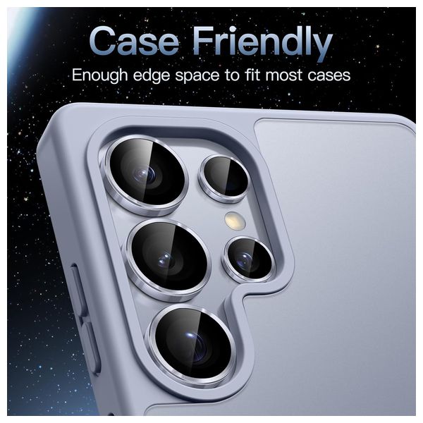Infinity Tech Camera Protector for Samsung Galaxy S25 Ultra - Titanium SilverBlue