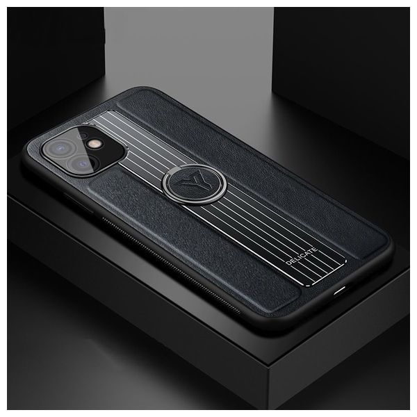  Fashion Case Mobile Cover For iPhone 12 - Black 