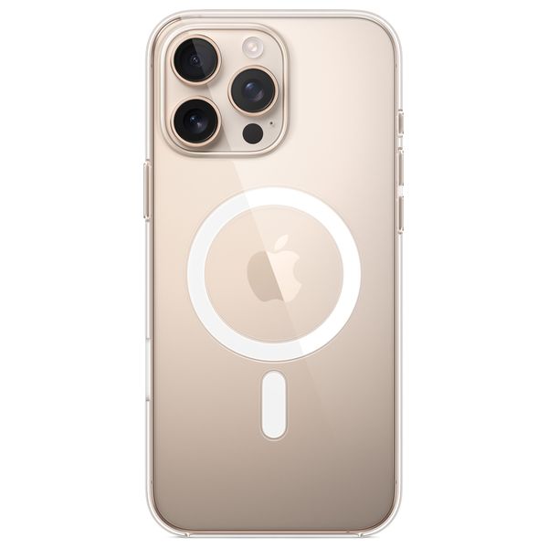  Fashion Case Mobile Cover For iPhone 16 Pro Max - Transparent 