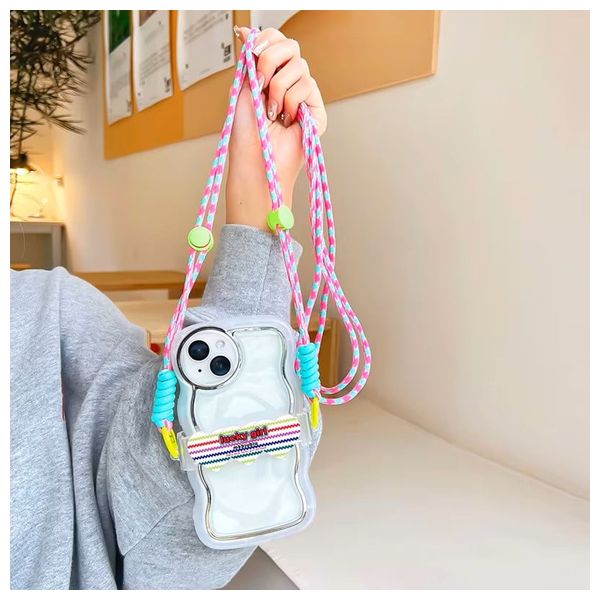  Fashion Case Clip and Hanging Rope for Mobile 