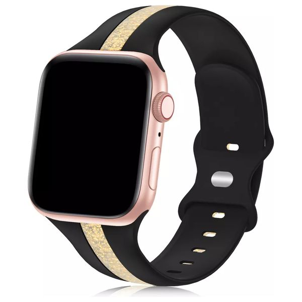  سوار انفنيتي تك مزدوج الألوان لساعة آبل - 38/40/41/42 ملم 