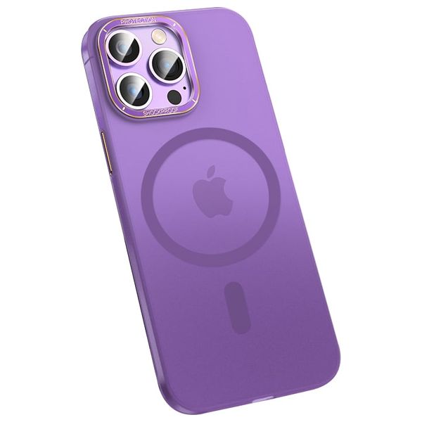  Fashion Case Mobile Cover For iPhone 14 Pro - Purple 