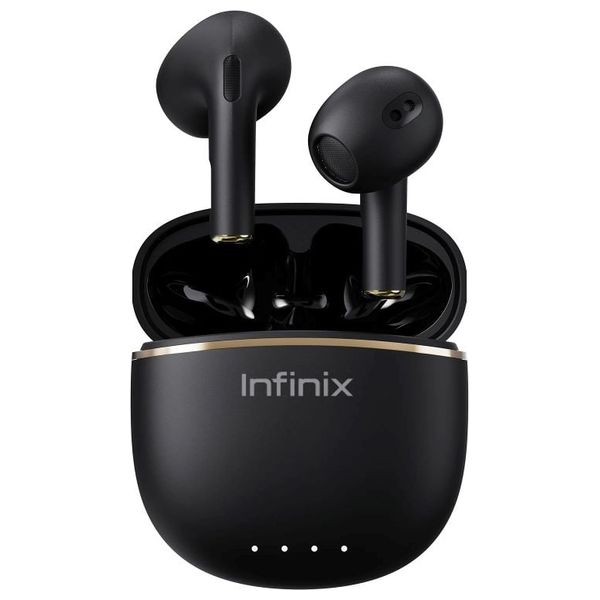  Infinix Buds Lite XE23 - Bluetooth Headphone In Ear - Bluetooth 5.3 - Up to 25 hours with case - Black 