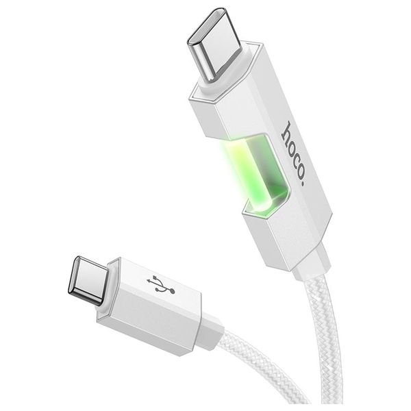  كيبل شحن هوكو - يو اس بي سي إلى يو اس بي سي -  شحن سريع 60 واط - 1.2 متر - أسود 