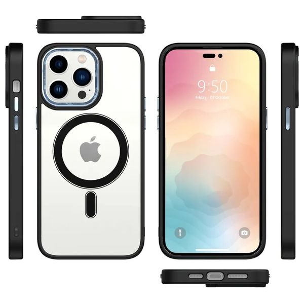  حافظة موبايل فاشن كيس لجهاز ايفون 14 برو ماكس - اسود 