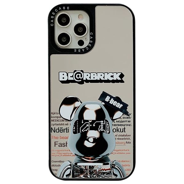  Fashion Case Mobile Cover For iPhone 13 Pro Max - Silver 