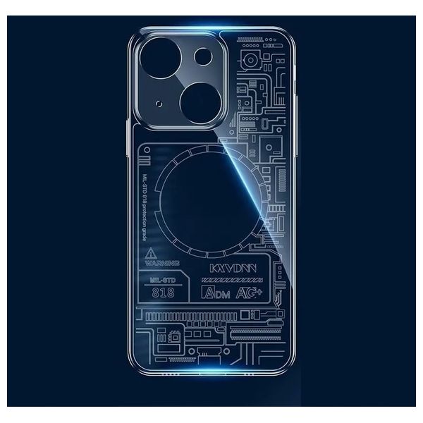  Fashion Case Mobile Cover For iPhone 14 - Transparent 