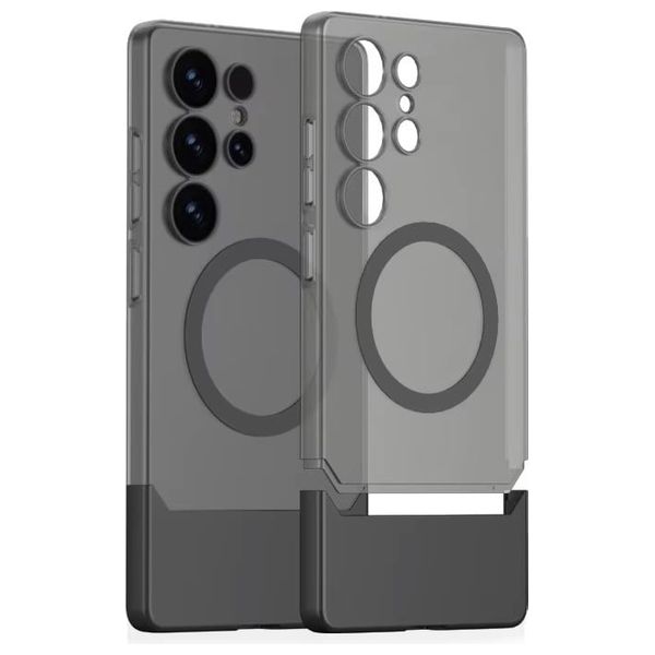  Fashion Case Mobile Cover For Samsung S25 Ultra - Titanium Black 