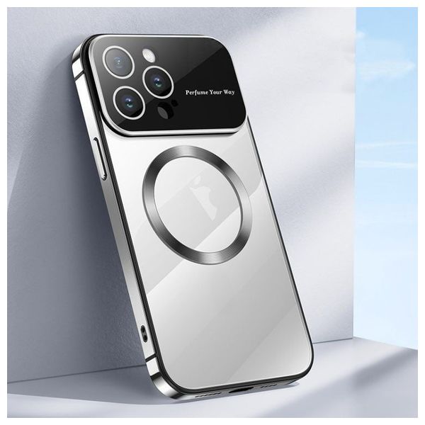  Fashion Case Mobile Cover For iPhone 14 Pro Max - Silver 