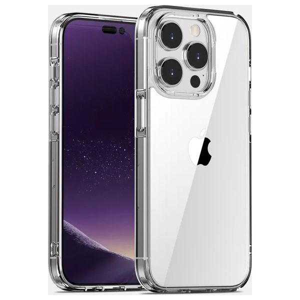 Fashion Case Mobile Cover For iPhone 15 Pro Max - Transparent 