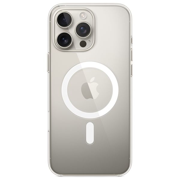  Fashion Case Mobile Cover For iPhone 16 Pro Max - Transparent 