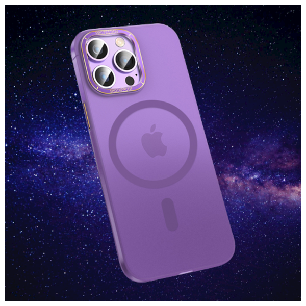  Fashion Case Mobile Cover For iPhone 14 Pro - Purple 