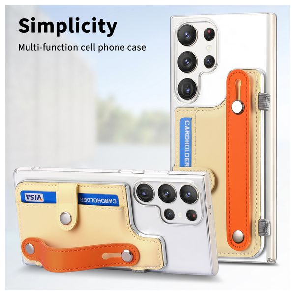  حافظة موبايل فاشن كيس لجهاز سامسونج S24 الترا - بيجي 