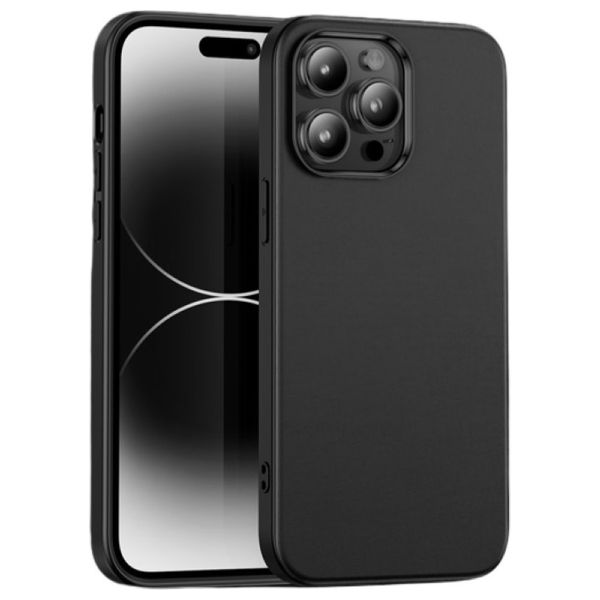  Fashion Case Mobile Cover For iPhone 15 Pro - Black 