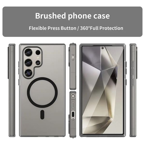  Fashion Case Mobile Cover For Samsung S25 Ultra - Transparent 