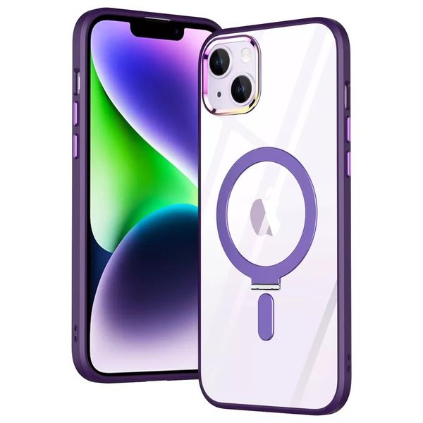  حافظة موبايل فاشن كيس لجهاز ايفون 14 - بنفسجي 