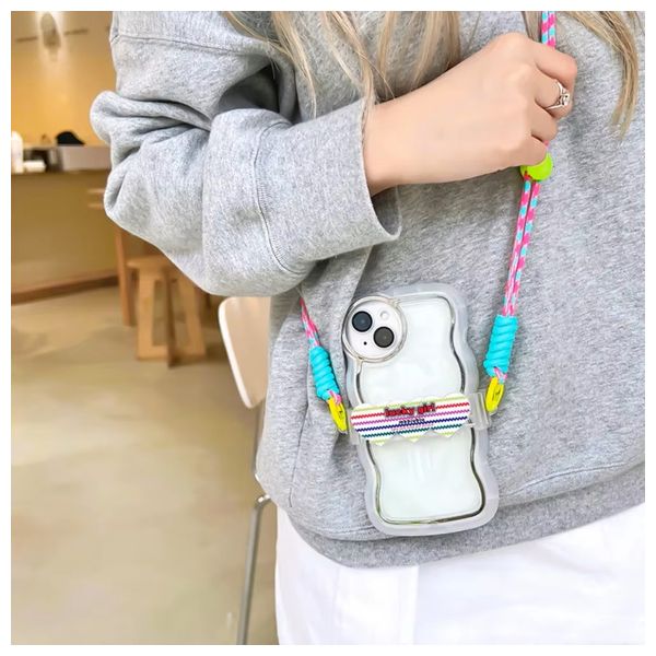  Fashion Case Clip and Hanging Rope for Mobile 