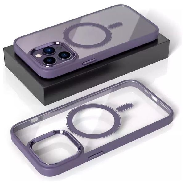  حافظة موبايل فاشن كيس لجهاز ايفون 14 برو ماكس - بنفسجي 