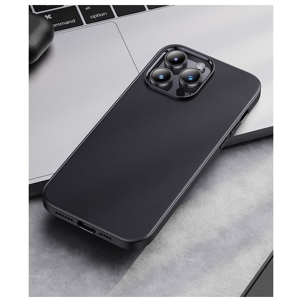  Fashion Case Mobile Cover For iPhone 15 Pro - Black 
