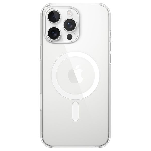  Fashion Case Mobile Cover For iPhone 16 Pro Max - Transparent 