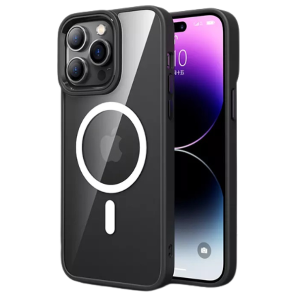  حافظة موبايل فاشن كيس لجهاز ايفون 14برو ماكس - شفاف 