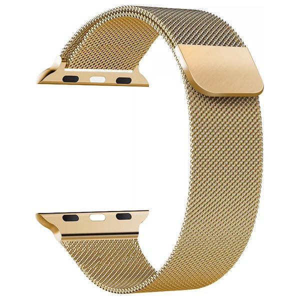  Infinity Tech Stainless Steel Band for Apple Watch - 42/44/45/46/49mm - Gold 