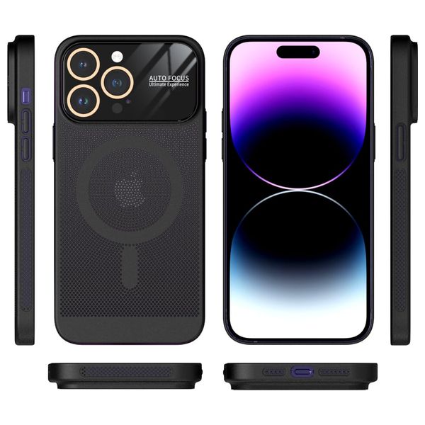  Fashion Case Mobile Cover For iPhone 15 Pro - Black 
