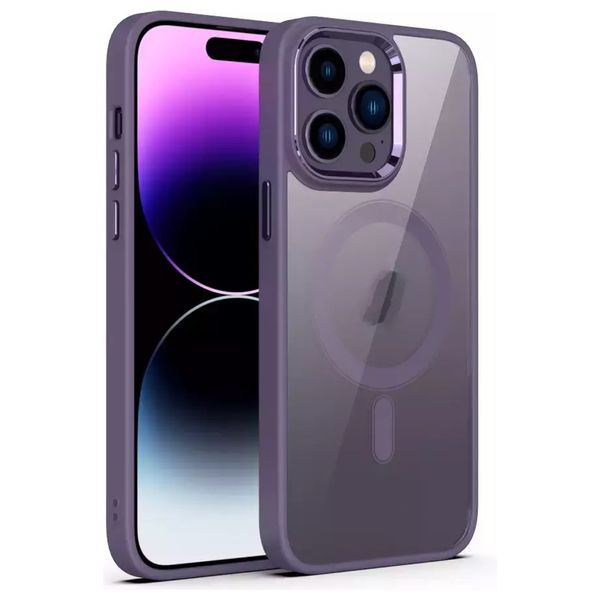  حافظة موبايل فاشن كيس لجهاز ايفون 14 برو ماكس - بنفسجي 