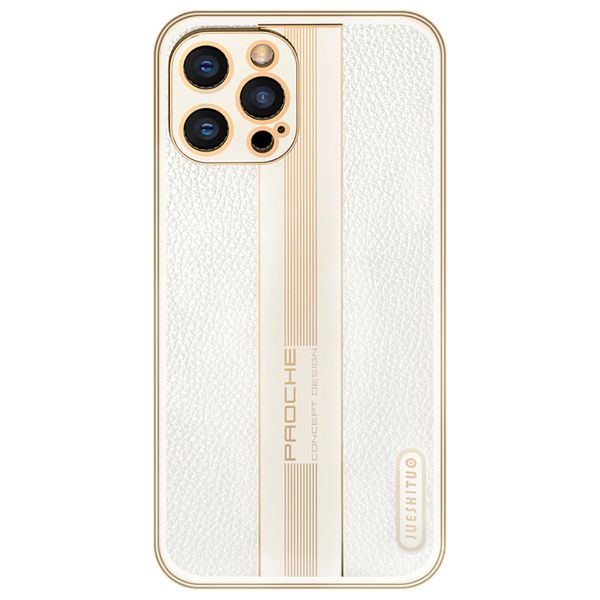  Fashion Case Mobile Cover For iPhone 12 Pro - White 