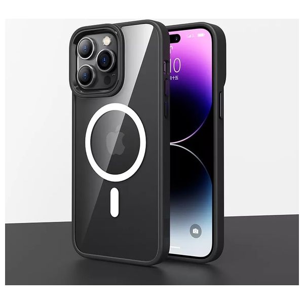  حافظة موبايل فاشن كيس لجهاز ايفون 14برو ماكس - شفاف 