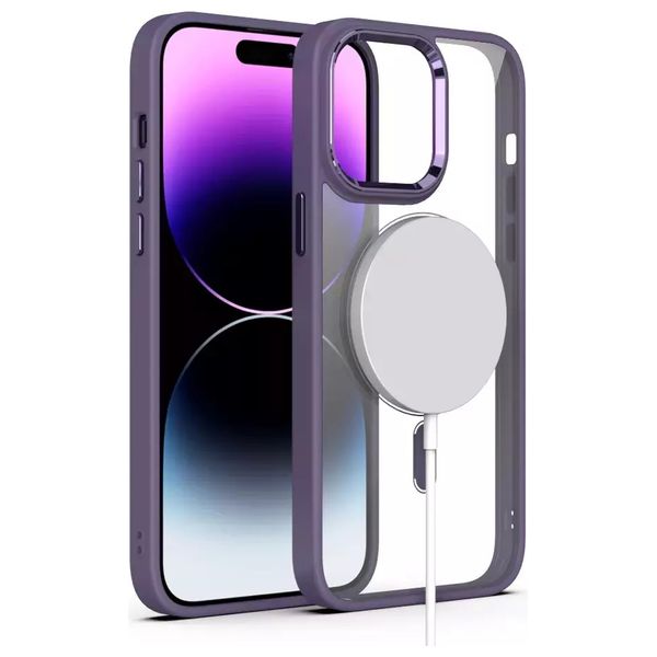  حافظة موبايل فاشن كيس لجهاز ايفون 14 برو ماكس - بنفسجي 