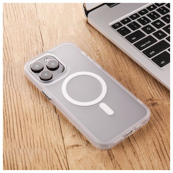  Fashion Case Mobile Cover For iPhone 15 Pro - Transparent 