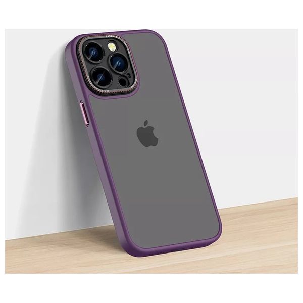  حافظة موبايل فاشن كيس لجهاز ايفون 14 برو - بنفسجي 