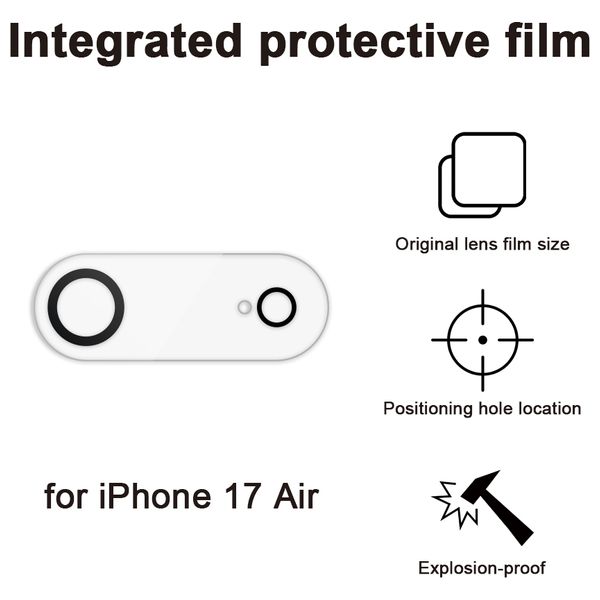  Infinity Tech Camera Protector For iPhone Air  - Transparent 